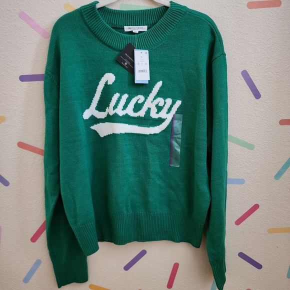 Grayson Threads LUCKY Sweater NWT Green - Picture 3 of 9